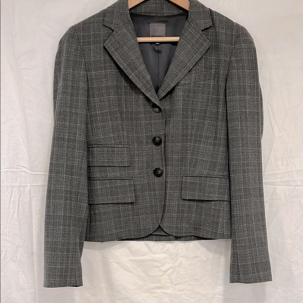 Premise Gray Plaid Blazer